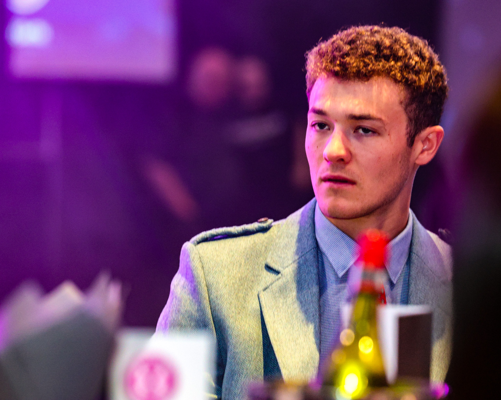 Braveheart Dinner Charlie C Pensive