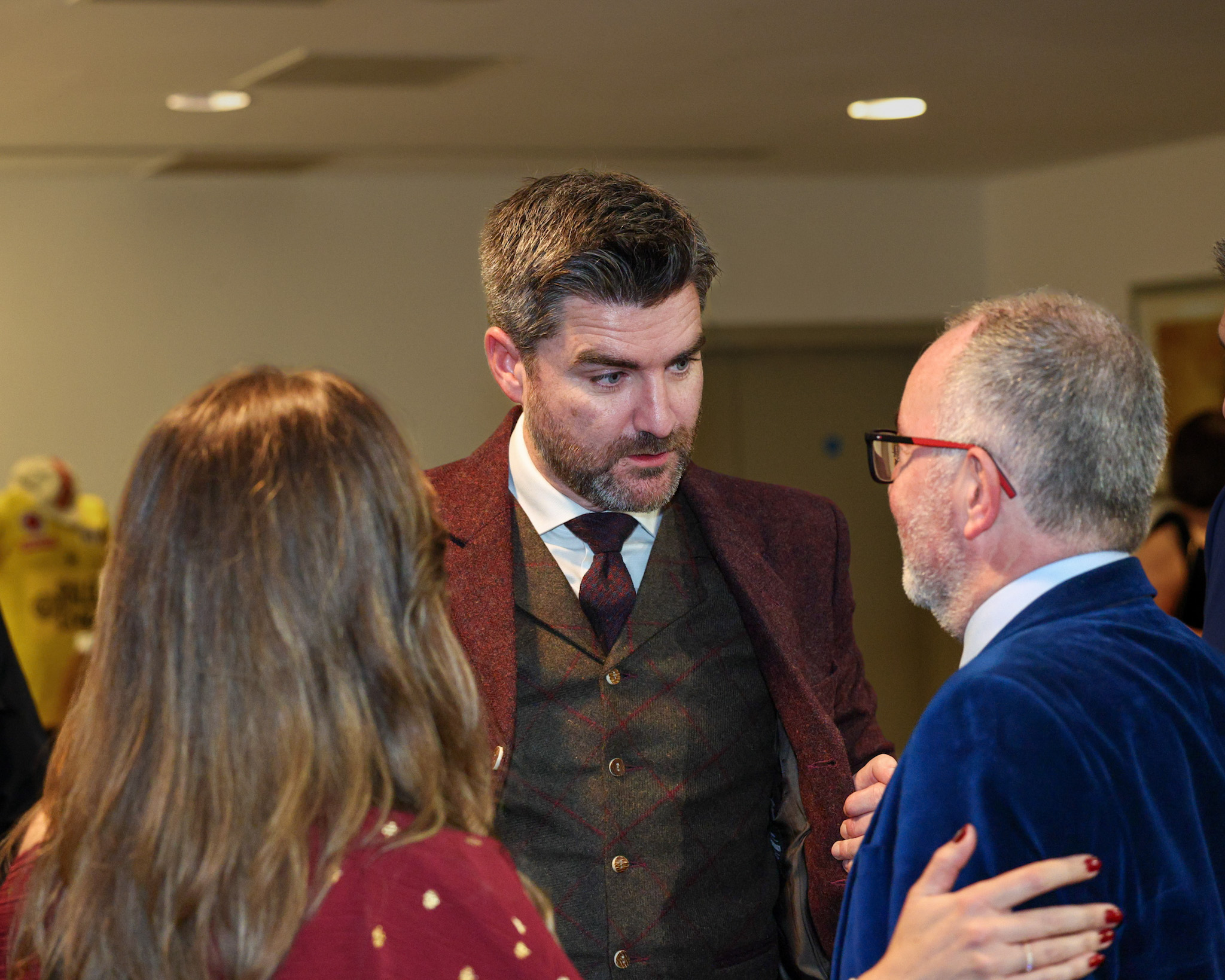 Braveheart Dinner Drinks Maroon Waistcoat