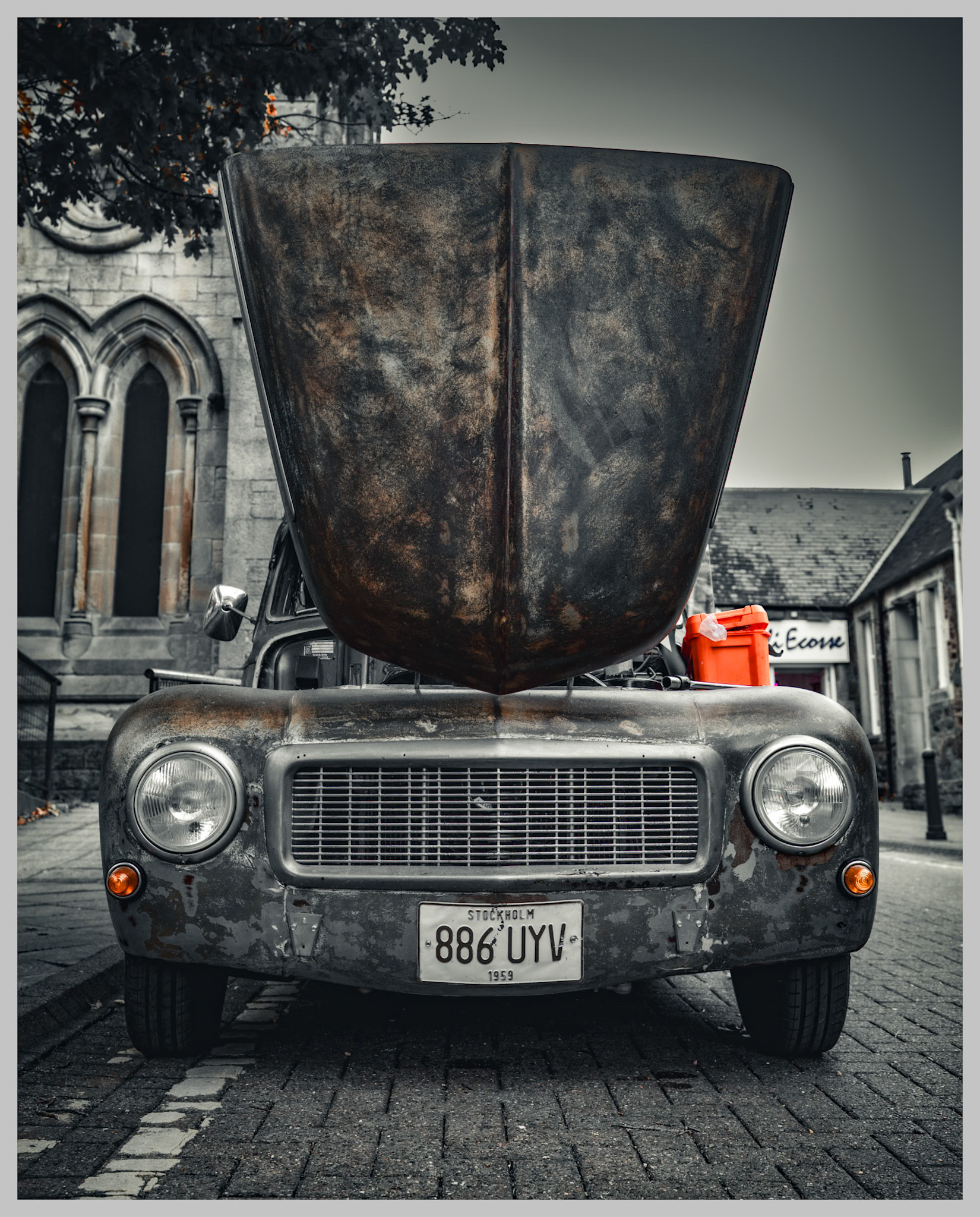 Old Car Bonnet Callander