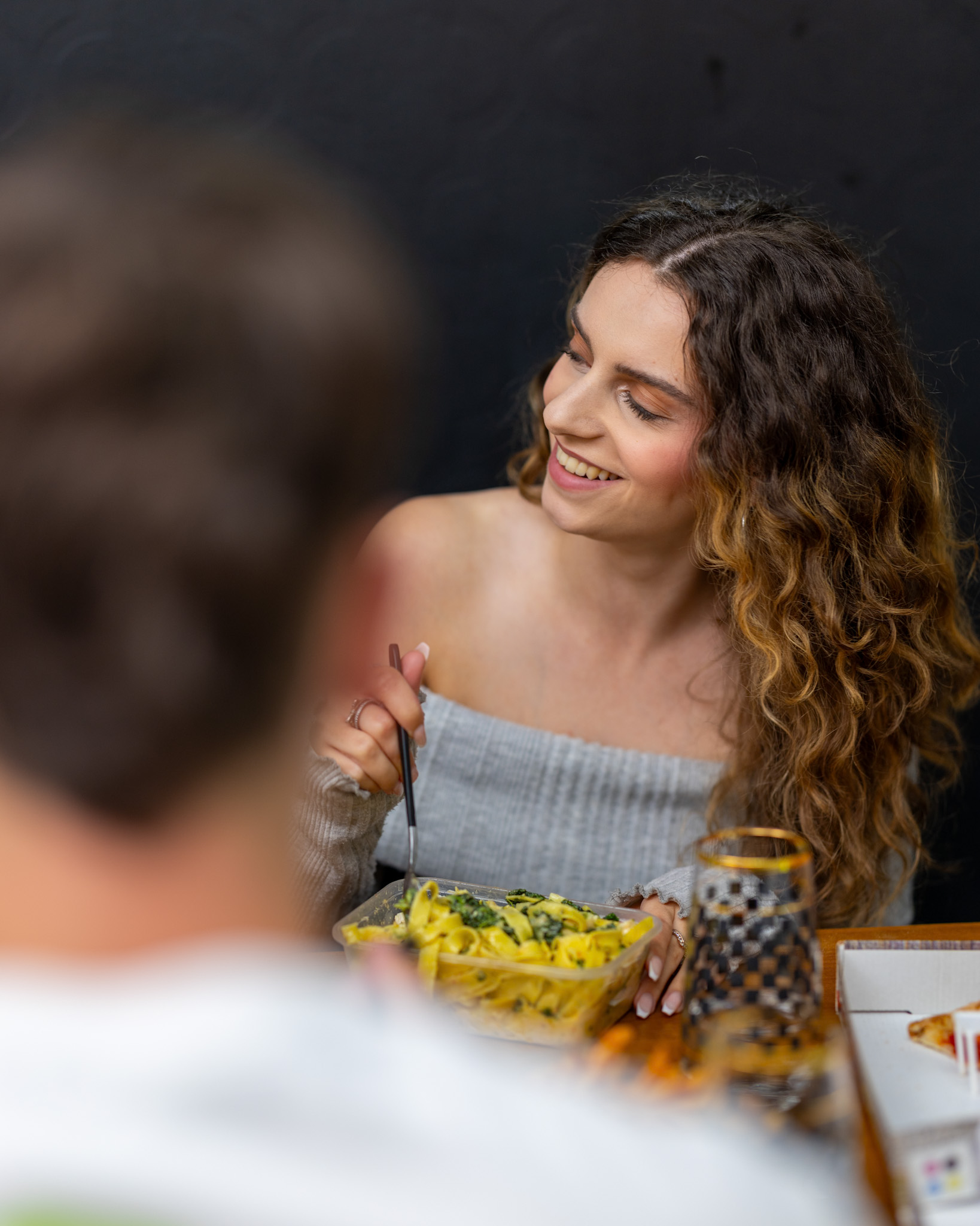 Perfect Catch Ava Glance At Table