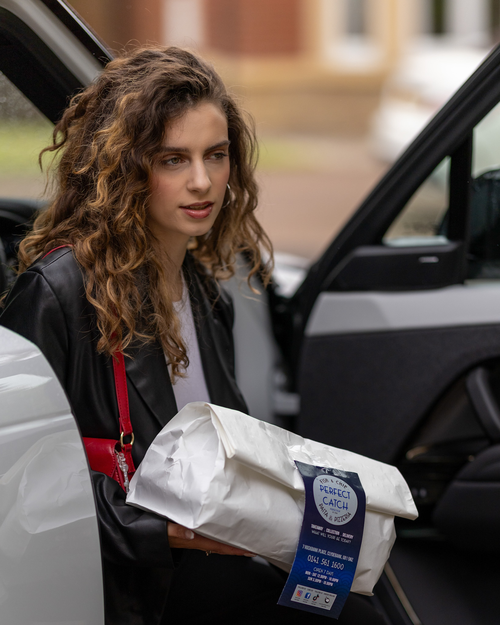 Perfect Catch Ava Stepping Out Car Crop
