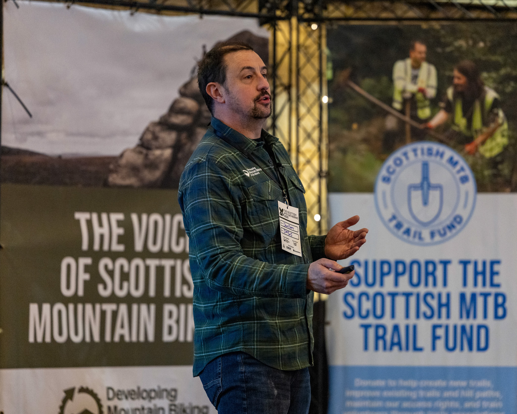 The Gathering Welsh Trail Guy Presenting