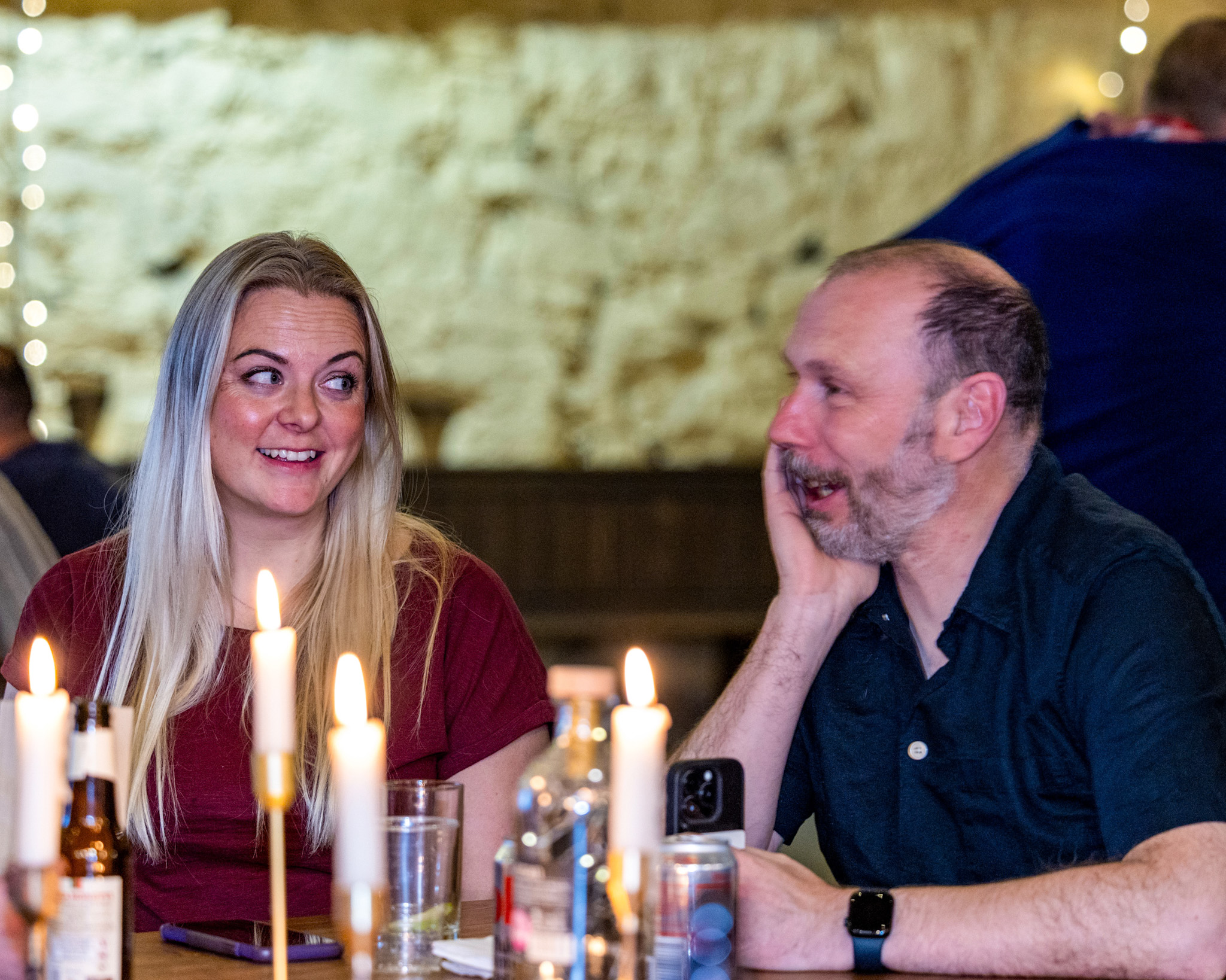 The Gathering Dinner Chat Blonde