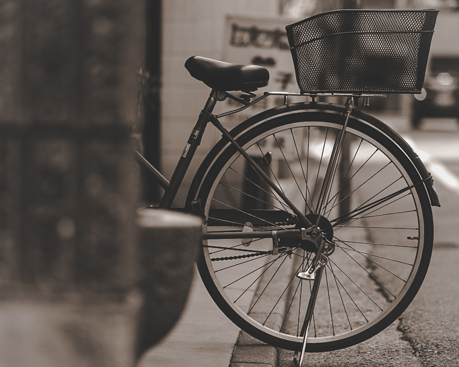 Bike In Fukuoka May 2nd Edit B&w